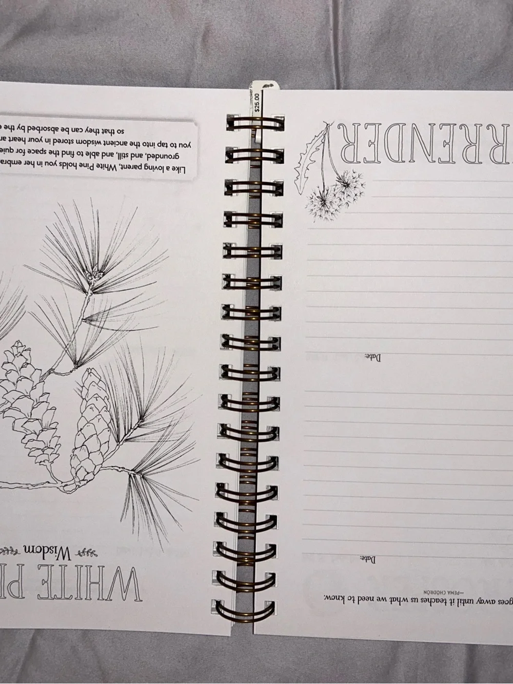 Soul Flower The Daily Practice Journal & Coloring Book - Red, Orange, Green